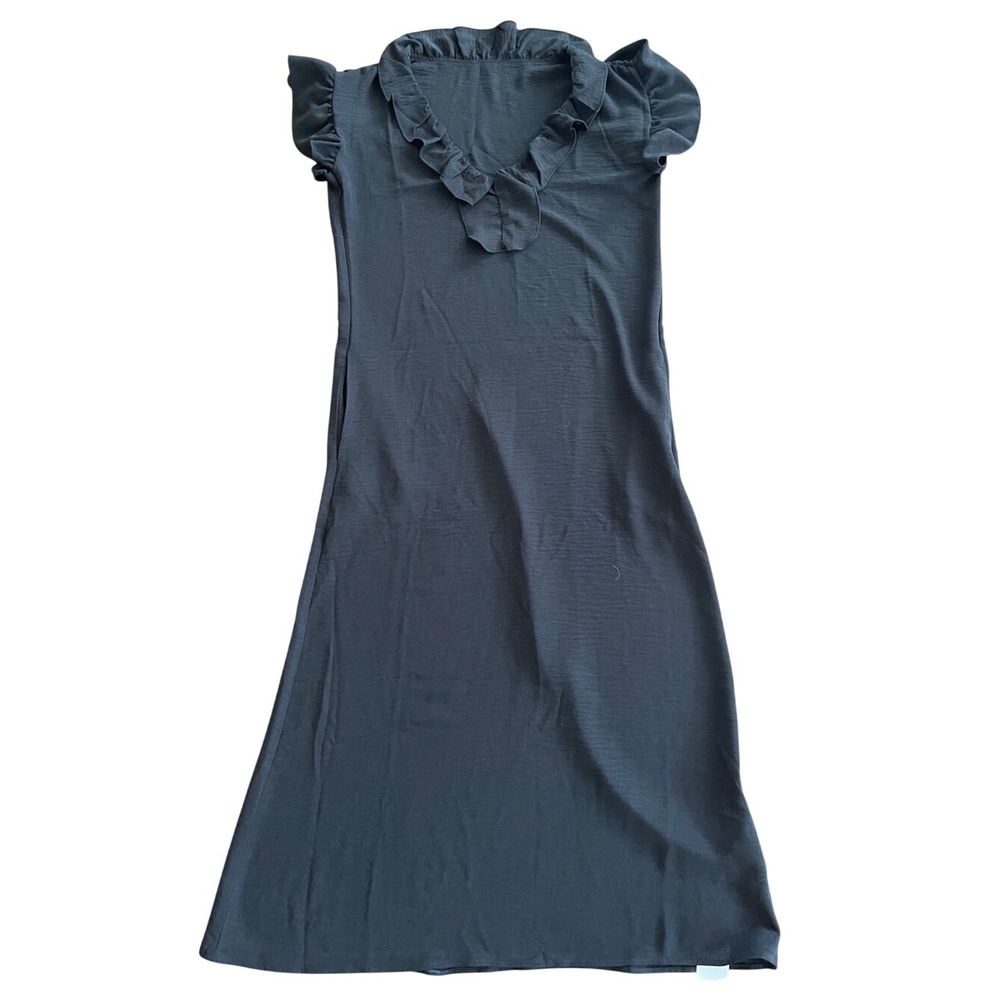 Jumpick black Ruffle‎ Dress Small NWT